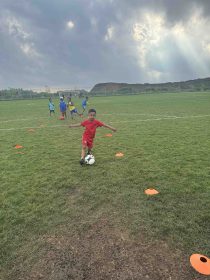 Outdoor Soccer Program Kickoff: Kids and Adults Enjoyed a Beautiful Day at the Field, Promoting Health and Fun for All Ages!